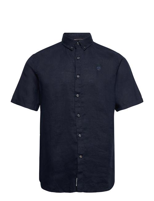 Linen Short Sleeve Shirt Timberland Navy