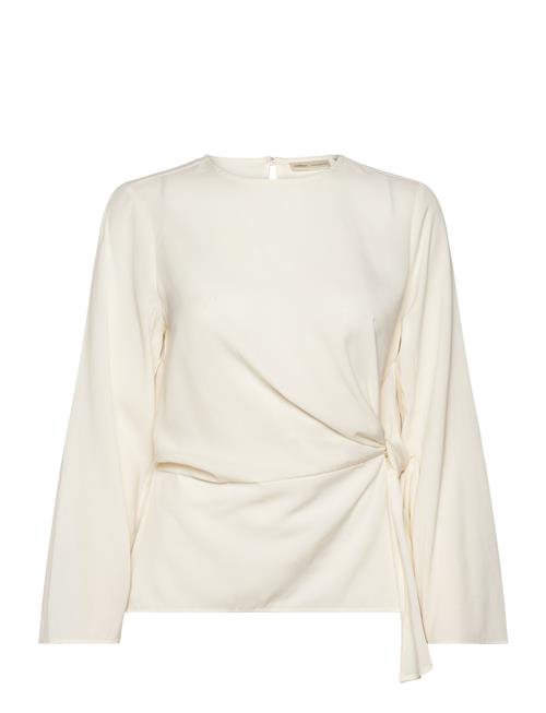 Cadenzaiw Drape Blouse InWear White