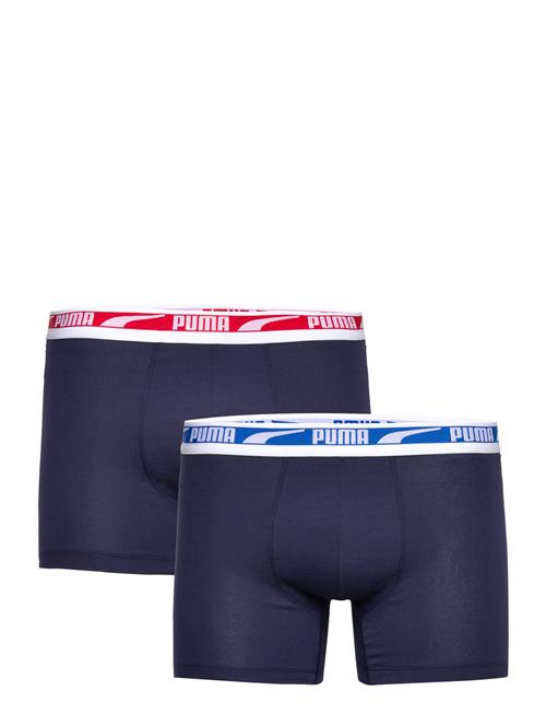 PUMA Puma Men Everyday Multi Logo Boxers 2P PUMA Navy