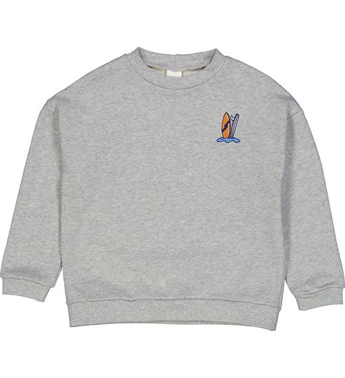 Freds World Sweatshirt - Surf - Pale Greymarl