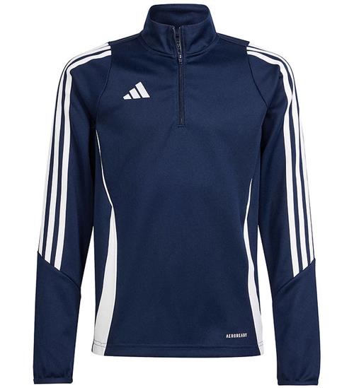 adidas Performance Bluse - Tiro24 TRTOPY - BlÃ¥/Hvid