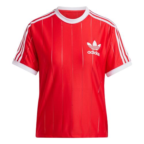 ADIDAS ORIGINALS Shirts 'Adicolor'  rød / hvid