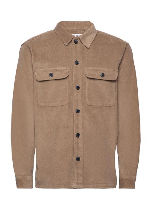 Selected Homme Slhloose-Dan Cord Overshirt O Selected Homme Beige