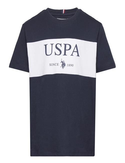 Cut And Sew College Uspa Ss T-Shirt U.S. Polo Assn. Navy