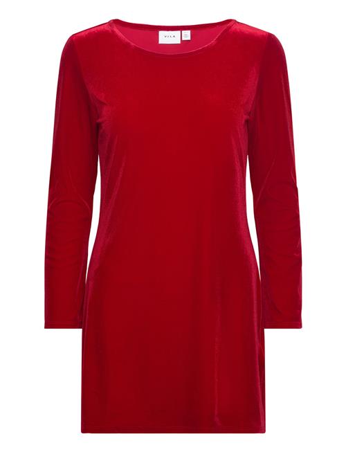 Vila Vivelvo L/S Dress/Ln Vila Red