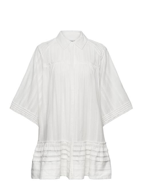 Ester Embroidered Cotton Mini Dress Malina White