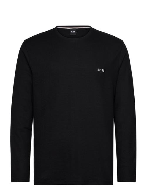 Waffle Ls-Shirt BOSS Black