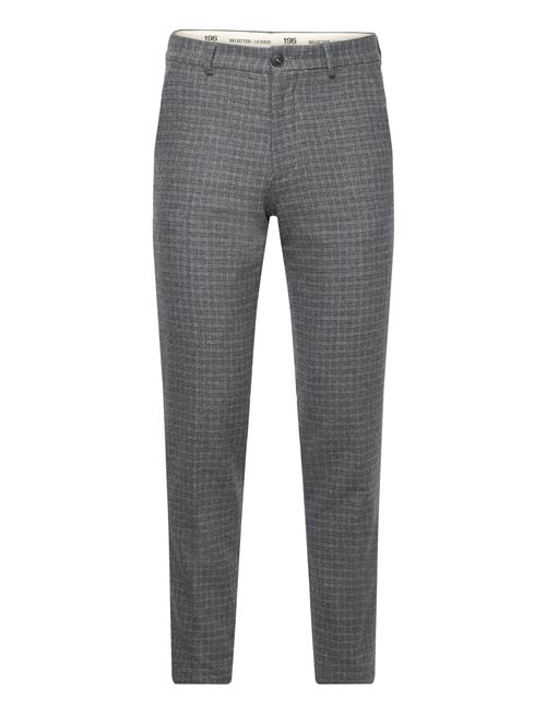 Selected Homme Slhstraight-William Wool Dsn 196 Pants W Selected Homme Grey