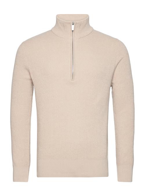 Selected Homme Slhrodney Ls High Neck Half Zip Selected Homme Cream