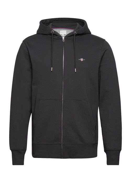 GANT Reg Shield Full Zip Hoodie GANT Black