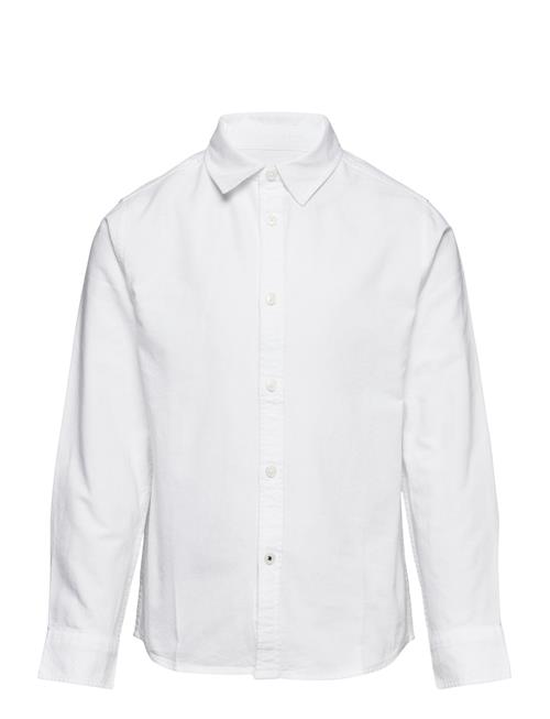 Mango Oxford Cotton Shirt Mango White