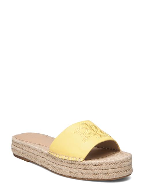 Lauren Ralph Lauren Polly Nappa Leather Espadrille Lauren Ralph Lauren Yellow