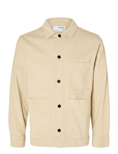 Selected Homme Slhloosetony-Cord Overshirt Noos Selected Homme Beige