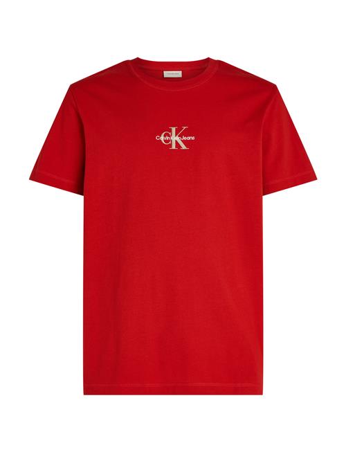 Calvin Klein Jeans Monologo Tee Calvin Klein Jeans Red