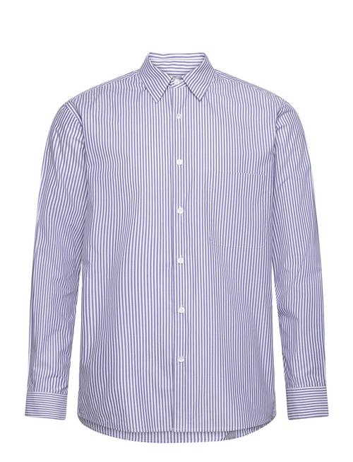 Mads Nørgaard Organic Cotton Poplin Sune Shirt Mads Nørgaard Blue