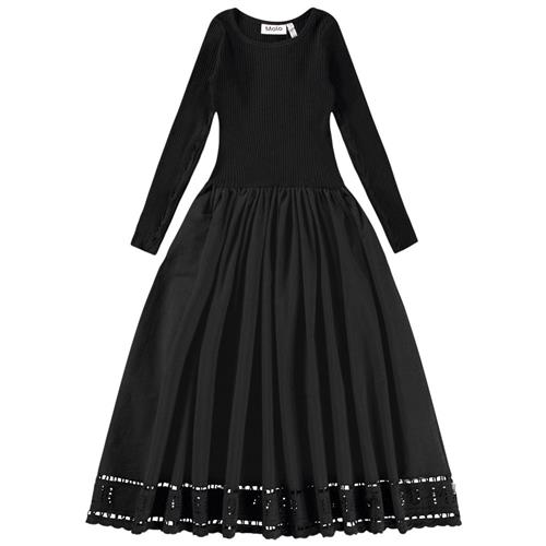 Molo Cibelle Long-Sleeved Dress Black | Sort | 134/140 cm