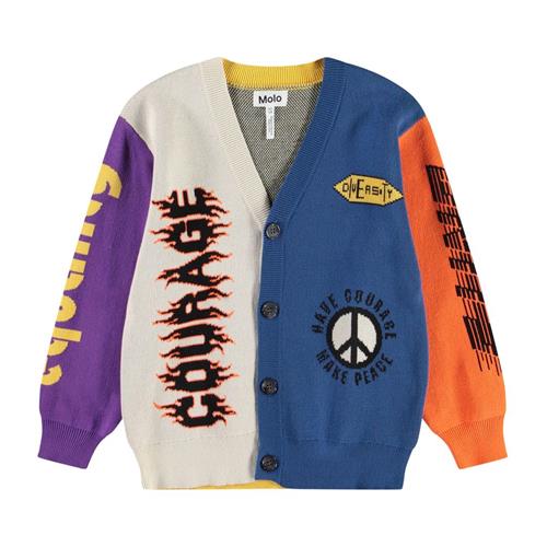 Molo Burt Cardigan You Matter 122/128 cm  Blå  122/128 cm  mand