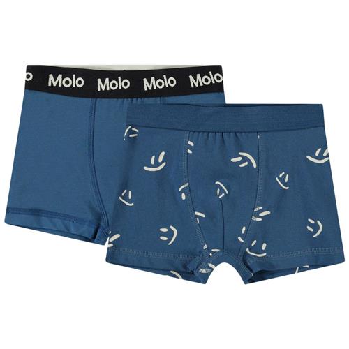 Molo Justin Boxershorts Happy Best | Marine blå | 92/98 cm