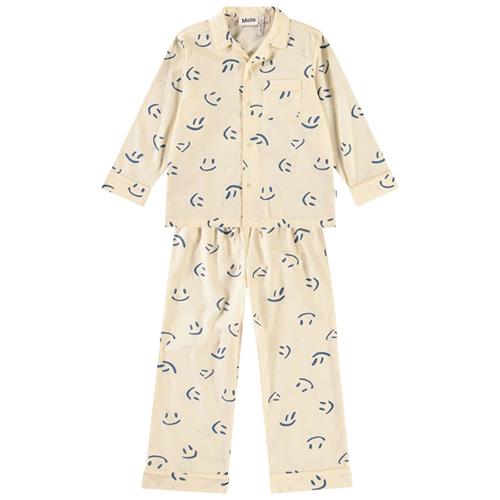 Molo Lex Pyjamas Happy White | Beige | 122 cm