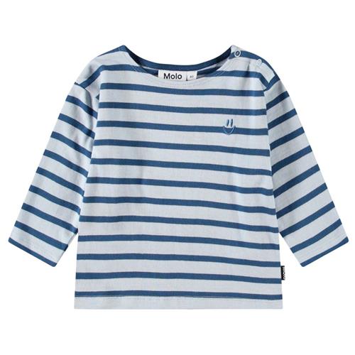 Molo Edarko Long-Sleeved T-Shirt Lagoa Stripe | Blå | 92 cm