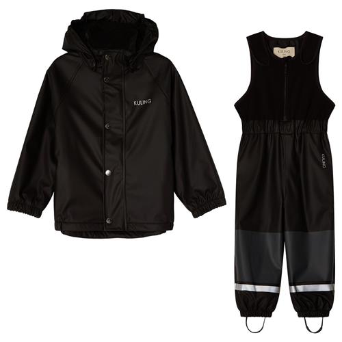 Kuling Ottawa Foret Regnsæt Always Black 110/116 cm  Sort  110/116 cm  Unisex
