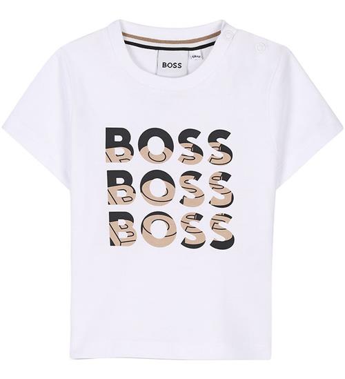 BOSS T-shirt - Hvid m. Print