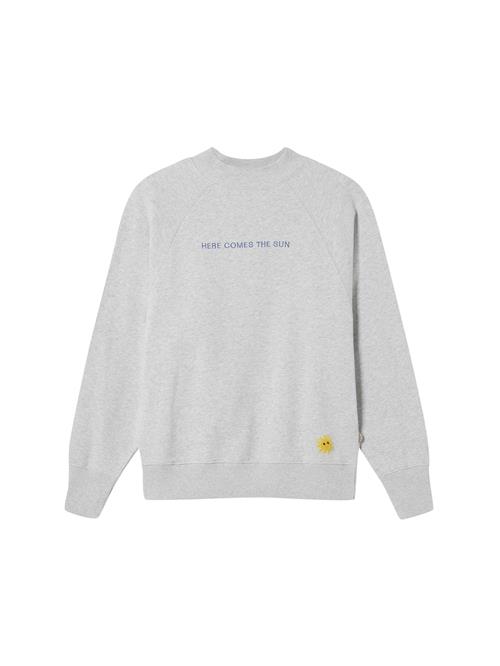 Thinking MU Sweatshirt 'Here Comes The Sun'  safir / lysegrå