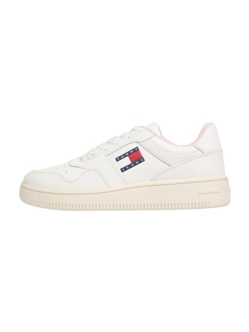 Tommy Jeans Sneaker low 'Retro Basket Ess Meg 3A3'  navy / rød / hvid