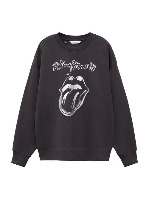 MANGO TEEN Sweatshirt 'ROLL89'  antracit / sølv