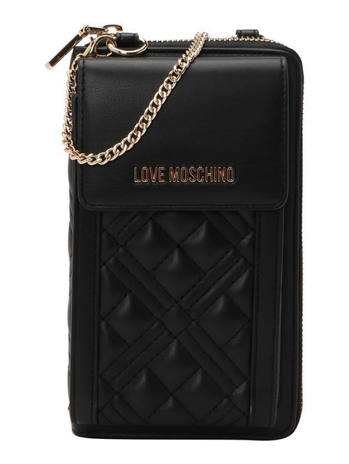 Se Love Moschino Skuldertaske  guld / sort ved About You