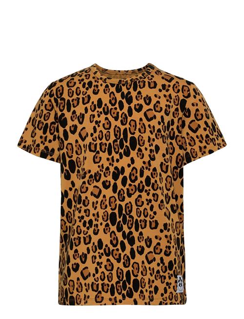 Mini Rodini Basic Leopard Ss Tee Mini Rodini Brown