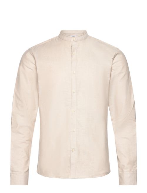 Lindbergh Oxford Manderin Superflex L/S Lindbergh Beige