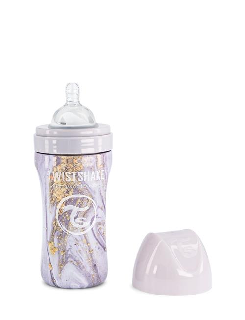 Twistshake Anti-Colic Stainless Steel 330Ml Marble Grey Twistshake Grey