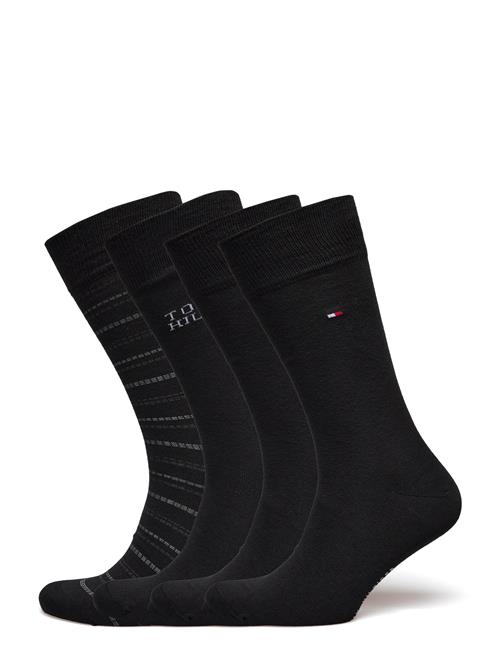 Tommy Hilfiger Th Men Sock 4P Tin Giftbox Tommy Stripe Tommy Hilfiger Black