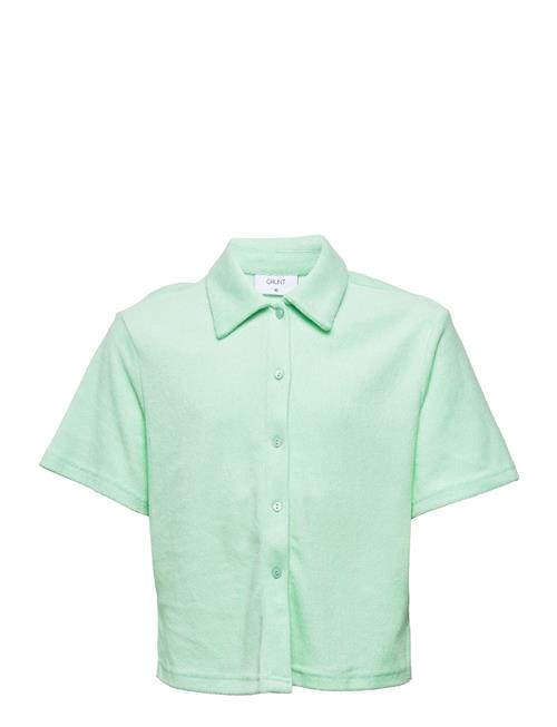 Daisy Towelling Shirt Grunt Green