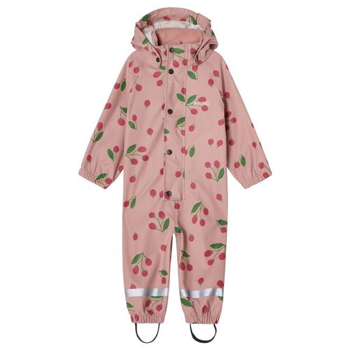 Se Kuling Leeds Uforet Regnovertræksdragt Woody Rose Raspberry 110/116 cm  Lyserød  110/116 cm  Unisex ved Babyshop