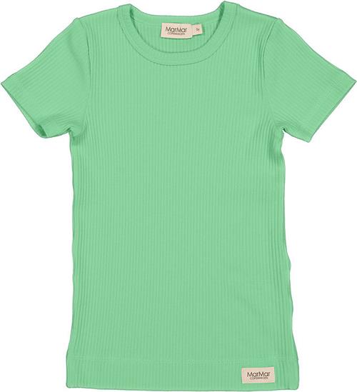 MarMar T-shirt - Rib - Modal - Plain - Cale Green