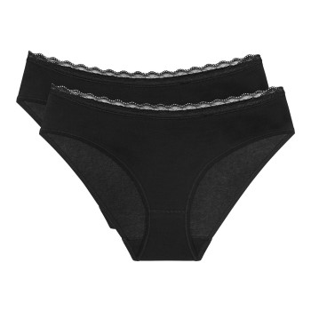 Triumph Trusser 2P Feel Of Cotton Tai Brief Sort bomuld 40 Dame