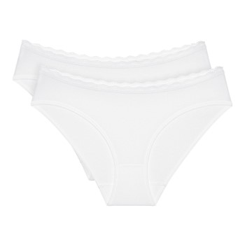 Triumph Trusser 2P Feel Of Cotton Tai Brief Hvid bomuld 38 Dame