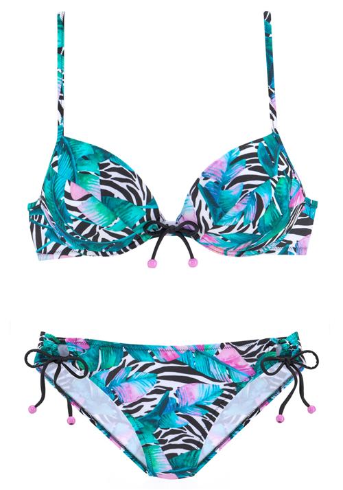 Se VIVANCE Bikini  jade / pink / sort / hvid ved About You