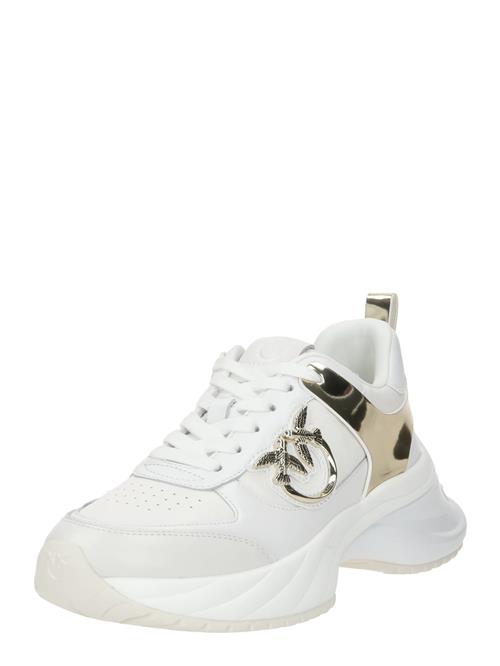 PINKO Sneaker low 'ARIEL 02'  beige / guld / hvid