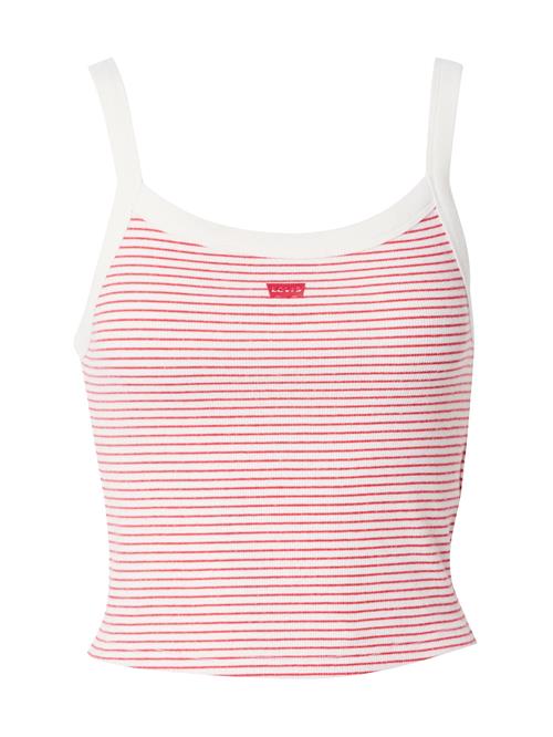 LEVI'S ® Overdel 'Essential Sporty Rib Tank'  rød / hvid