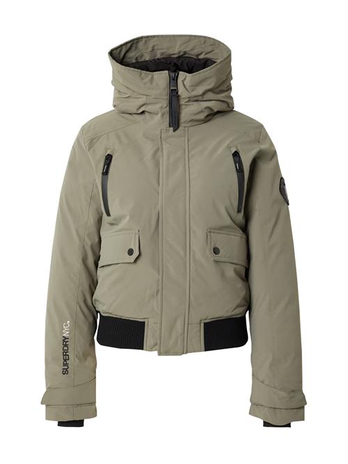 Superdry Overgangsjakke  khaki / sort / hvid