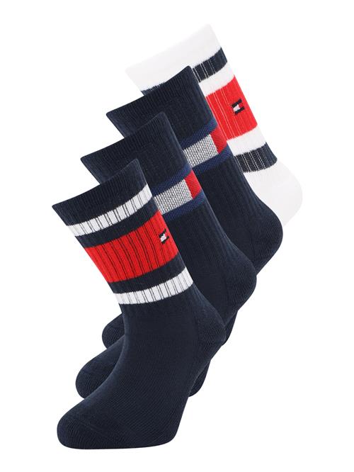 TOMMY HILFIGER Sokker  navy / rød / offwhite