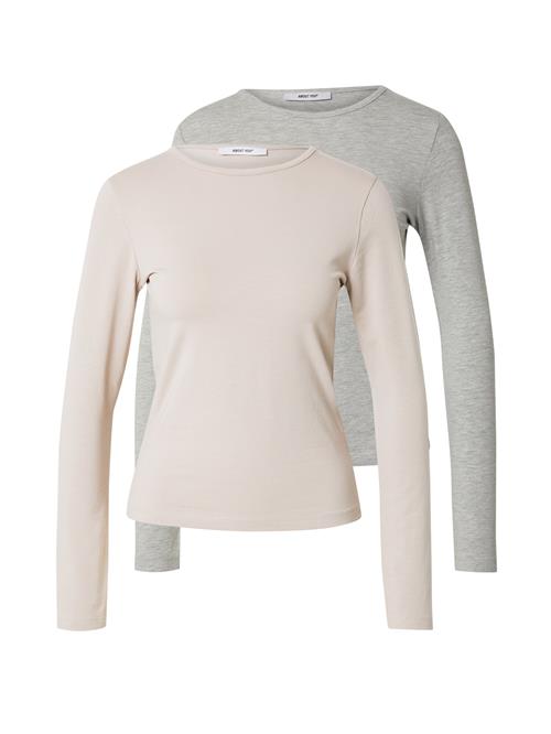 ABOUT YOU Shirts 'Layla'  beige / grå-meleret