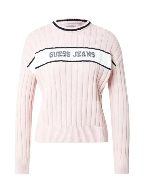 GUESS JEANS Pullover  marin / rosé / hvid