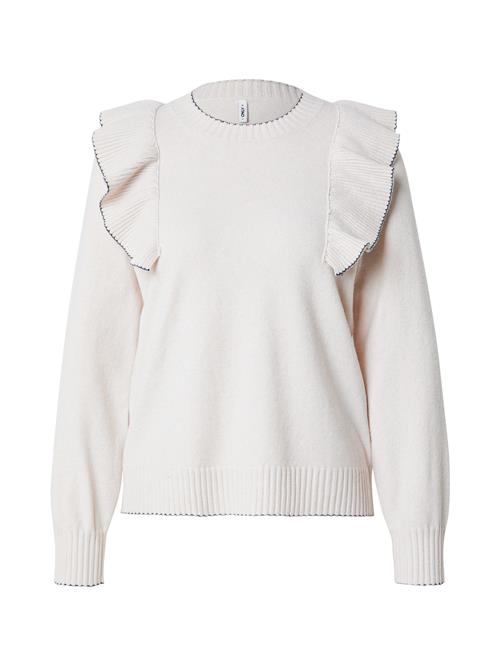 ONLY Pullover 'ONLAma'  creme / sort