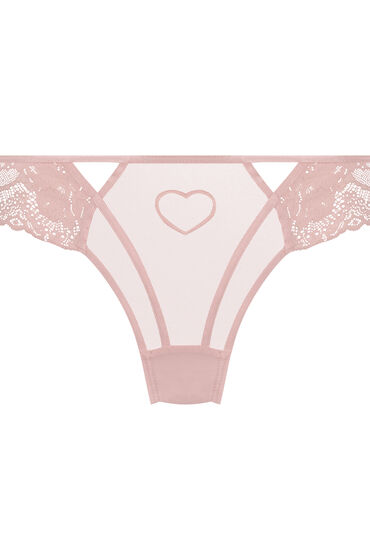 Hunkemöller Brasiliansk trusse Amy Heart pink