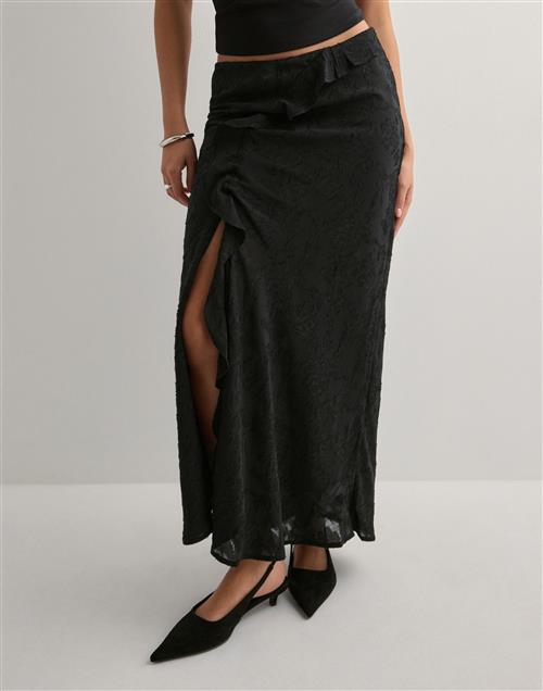 Neo Noir - Sort - Vinza Burnout Skirt