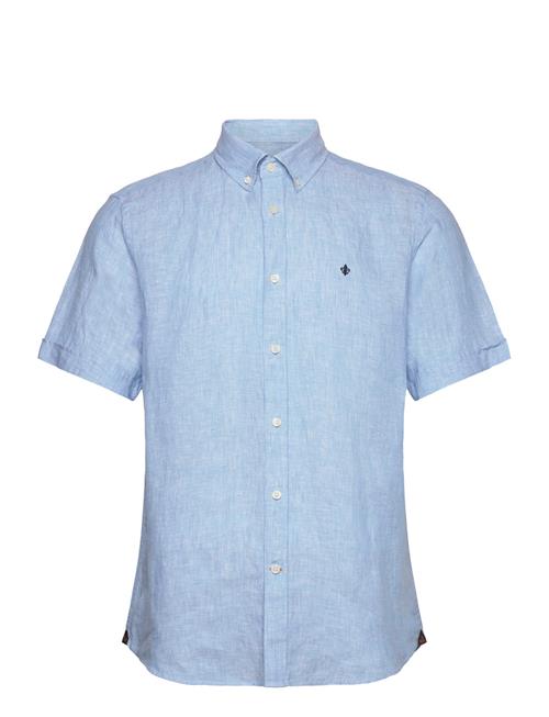 Morris Douglas Linen Ss Shirt-Classic Fit Morris Blue